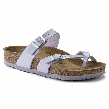 Mayari Birkenstock Lakovane Birko Flor Damske Nachový | SK 140EBC